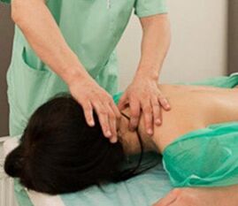 Massage with osteochondrosis of the cervical